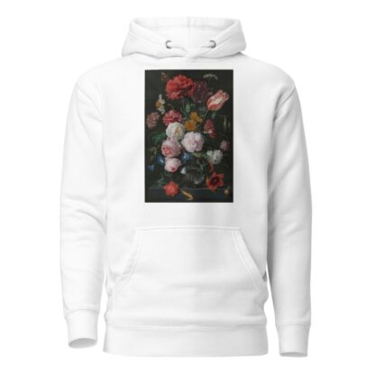 Still Life with Flowers in a Glass Vase by Jan Davidsz de Heem Hoodie