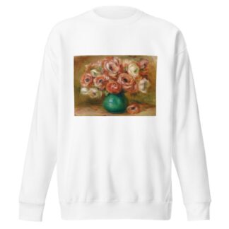 Vase d’anémones by Pierre-Auguste Renoir Sweatshirt