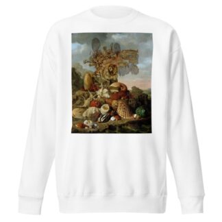 Shells and Marine Plants by Henricus Franciscus Wiertz Sweatshirt