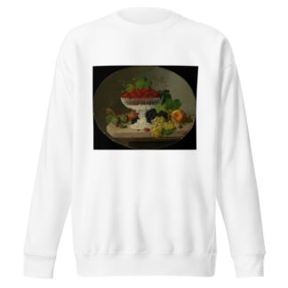 Still Life with Strawberries in a Compote by Severin Roesen Sweatshirt