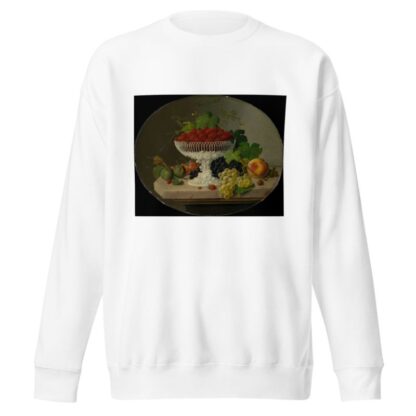 Still Life with Strawberries in a Compote by Severin Roesen Sweatshirt