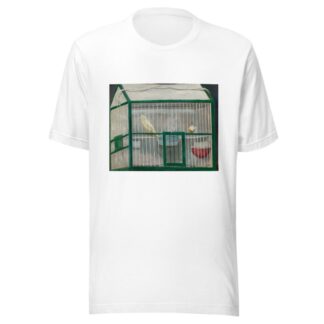 Cage with a canary by Tadeusz Makowski T-Shirt