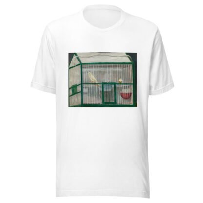 Cage with a canary by Tadeusz Makowski T-Shirt