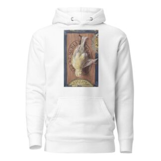 Trompe L’Oeil; Yellow Canary by John Haberle Hoodie