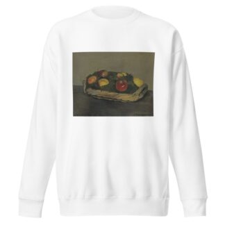 Basket With Red And Yellow Apples by Félix Vallotton Sweatshirt
