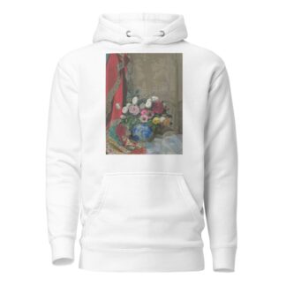 Still life with roses, anemones and chrysanthemums in a Chinese vase by Sergei Chekhonin Hoodie