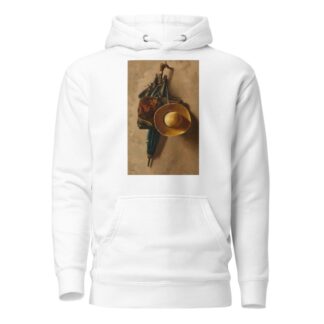 Umbrella, Hat and Carpet Bag by John Frederick Peto Hoodie