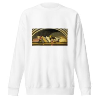 Still Life with Books in a Niche by Barthélémy d'Eyck Sweatshirt