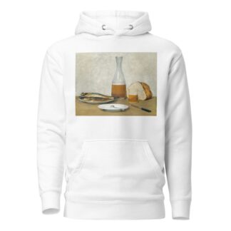Still Life; Herrings by Albert Anker Hoodie