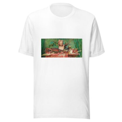 Nature morte aux instruments de musique et buste de Carpeaux by Louise Catherine Breslau T-Shirt