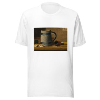 Still Life with Mug and Pipe by John Frederick Peto T-Shirt