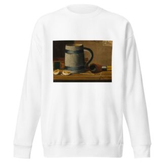 Still Life with Mug and Pipe by John Frederick Peto Sweatshirt
