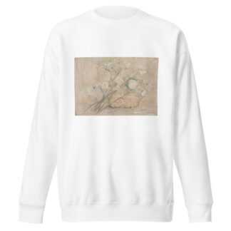 Rose with a basket by Tadeusz Makowski Sweatshirt