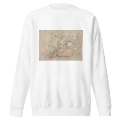 Rose with a basket by Tadeusz Makowski Sweatshirt