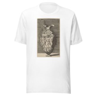 Vase with Dancing Women and Satyrs by René Boyvin T-Shirt