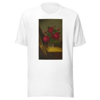Jacqueminot Roses by Martin Johnson Heade T-Shirt