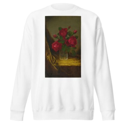 Jacqueminot Roses by Martin Johnson Heade Sweatshirt
