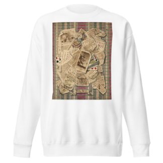 Trompe l’œil of etchings, prints and playing cards by Adriaan Doesjan Sweatshirt