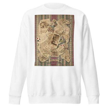 Trompe l’œil of etchings, prints and playing cards by Adriaan Doesjan Sweatshirt