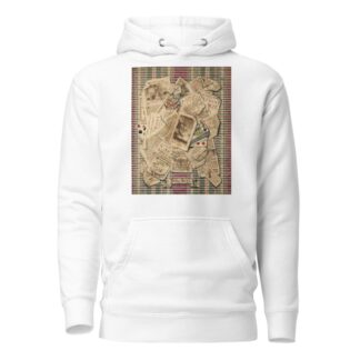 Trompe l’œil of etchings, prints and playing cards by Adriaan Doesjan Hoodie