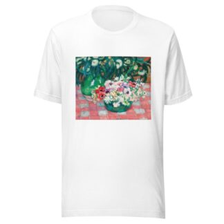 Anémones Et Eucalyptus by Theo van Rysselberghe T-Shirt