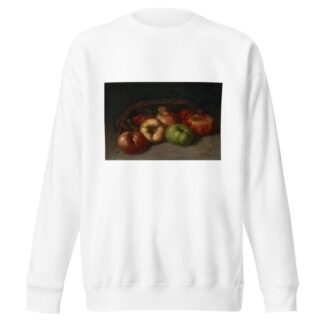 Still Life with Apples, Pear, and Pomegranates by Gustave Courbet Sweatshirt