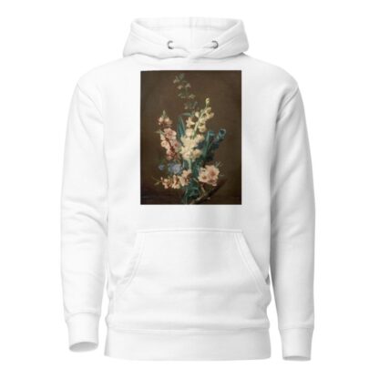 Branche de pommier et pieds d’alouettes, avec un vol d’abeille by Jean-Baptiste Gallet Hoodie