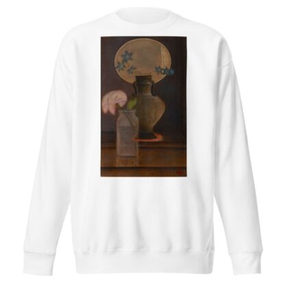 Larkspurs and a Rose by Jan Spychalski Sweatshirt