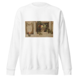 Still Life with Fruit and Flower Garlands by Jacob van Campen Sweatshirt