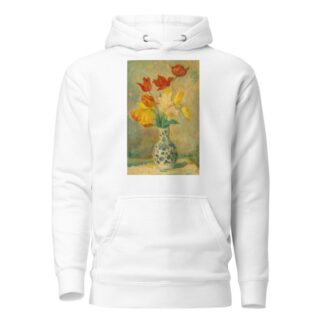 Tulips in a Delftware vase by Henri Lebasque Hoodie