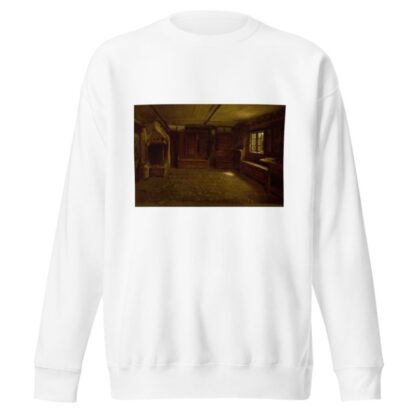 Farm Interior by Adolph Tidemand Sweatshirt