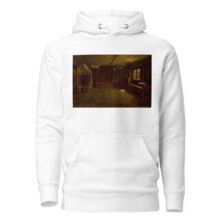 Farm Interior by Adolph Tidemand Hoodie