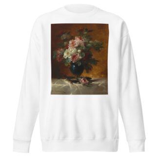 Blumenstück mit Rosen by Georges Jeannin Sweatshirt