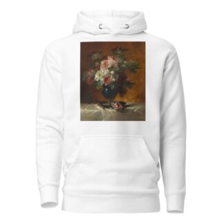 Blumenstück mit Rosen by Georges Jeannin Hoodie