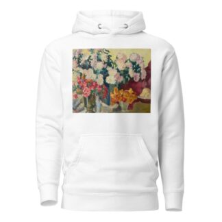 Trois vases de fleurs, assiette de pommes by Louis Valtat Hoodie