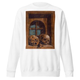Two Skulls In A Window Niche by Hans Holbein The Younger Sweatshirt