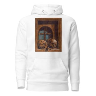 Two Skulls In A Window Niche by Hans Holbein The Younger Hoodie
