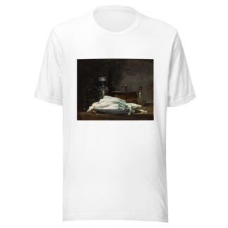 Still Life With Asparagus by Denis Pierre Bergeret T-Shirt