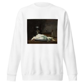 Still Life With Asparagus by Denis Pierre Bergeret Sweatshirt