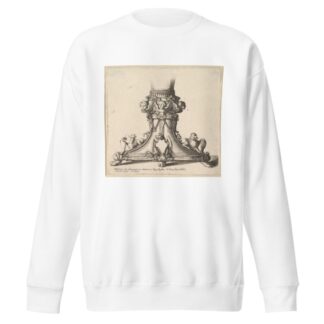 Base of an ornamental cup by Wenceslaus Hollar Sweatshirt