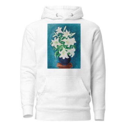Vase de lys by Moïse Kisling Hoodie