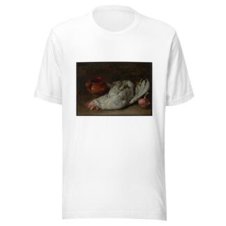 Still Life with Hen and Onion by Giacomo Ceruti T-Shirt