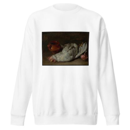 Still Life with Hen and Onion by Giacomo Ceruti Sweatshirt