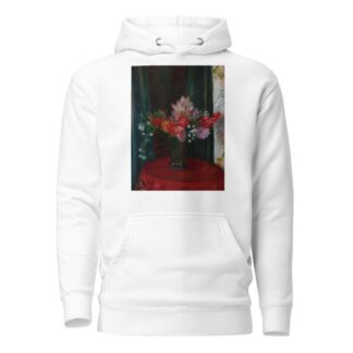 Bouquet on Red Tablecloth by William James Glackens Hoodie