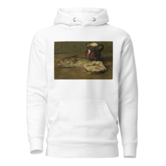 Stilleven met kabeljauw by Willem Roelofs II Hoodie