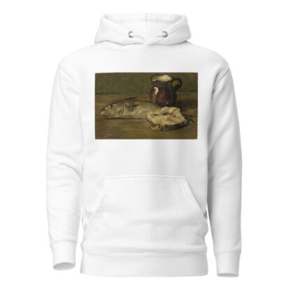 Stilleven met kabeljauw by Willem Roelofs II Hoodie