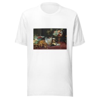 Still life with small game and fruits by Frans Snyders T-Shirt