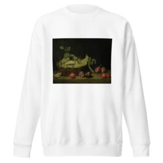 Still life with peas by Mateusz Tokarski Sweatshirt