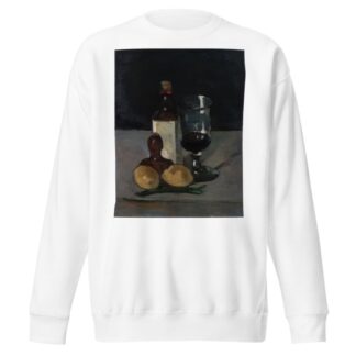 Still Life with Bottle, Glass, and Lemons by Paul Cézanne Sweatshirt