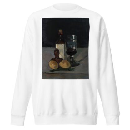 Still Life with Bottle, Glass, and Lemons by Paul Cézanne Sweatshirt